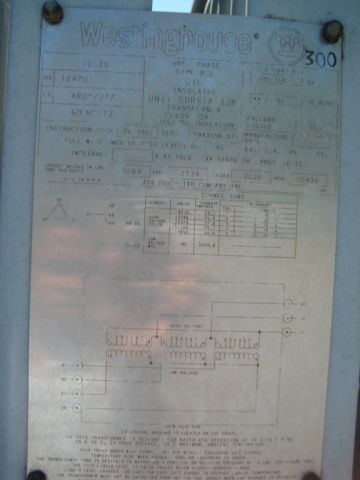 1500 KVA, WESTINGHOUSE, Pri. 12470 V, D, Sec. 480 V, Y, 1993, 45/55 DEG: -1