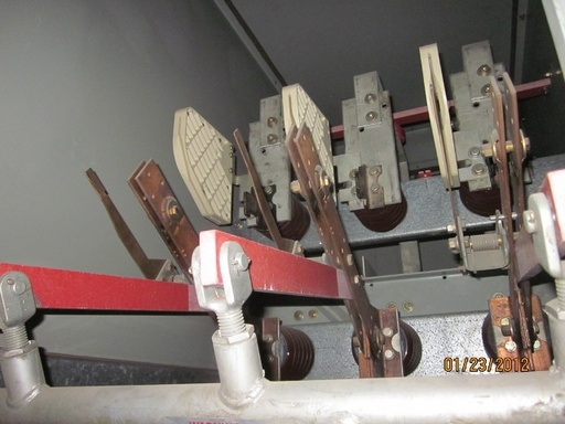 600 Amp, WESTINGHOUSE, No. WLI, 15000 V., INDOOR, FUSED, DISCONNECT: -1