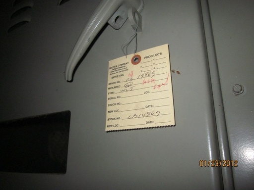 600 Amp, WESTINGHOUSE, No. WLI, 15000 V., INDOOR, FUSED, DISCONNECT: -1