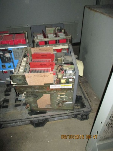 800 Amp, WESTINGHOUSE, DSII308, 480 V., M/O, D/O, DIGITRIP L,S