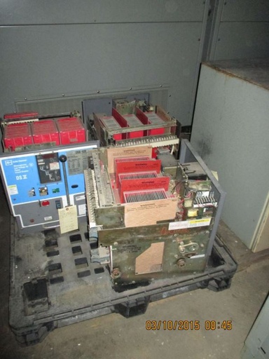 800 Amp, WESTINGHOUSE, DSII308, 480 V., M/O, D/O, w/DIGITRIP L,S