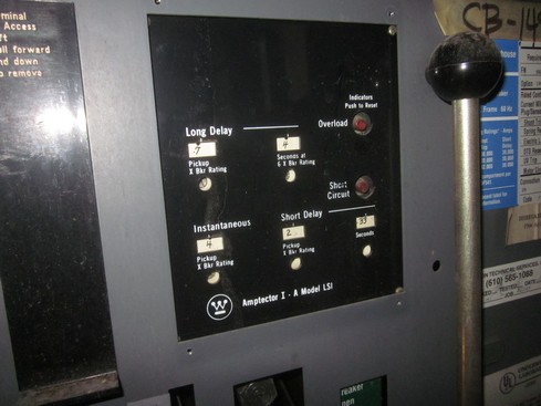 800 Amp, WESTINGHOUSE, DS-206, 480 V., M/O, D/O, LSI