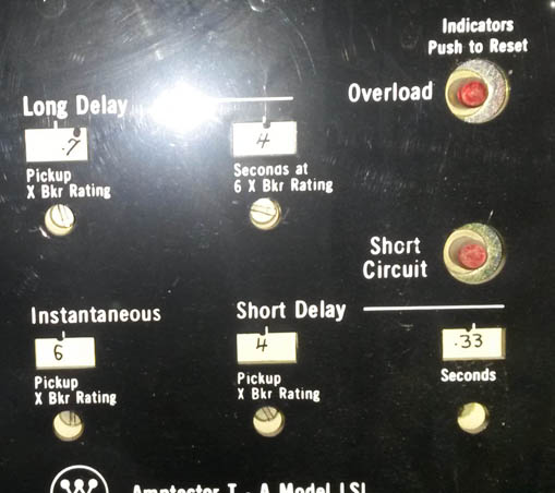 800 Amp, WESTINGHOUSE, DS-206, 480 V., M/O, D/O, L,I, 800 AMP SENSORS: -1