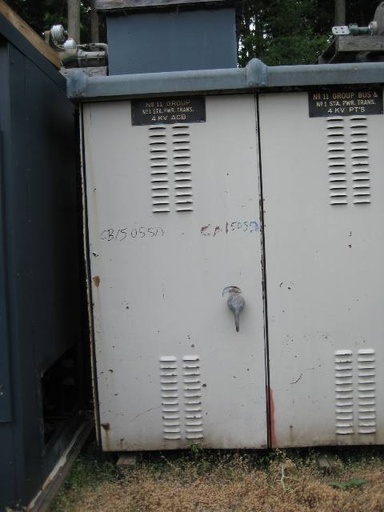 2000 Amp, WESTINGHOUSE, 50DH250D, 4160 V., 1957, OUTDOOR BREAKER ENCLOSURE: -1