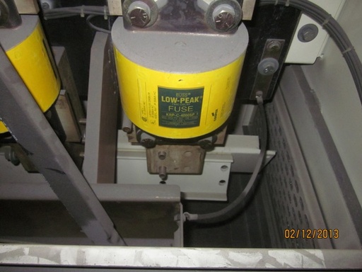 4000 Amp, COOPER, No. SL3613, 600 V, BOLTED PRESSURE SWITCH, 4000 A FUSES: -1