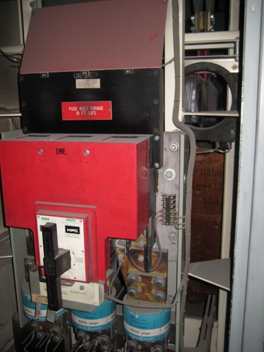 4000 Amp, GE, THPC-3640, 600 V., HIGH PRESSURE, FUSED, CONTACT SWITCH: -1