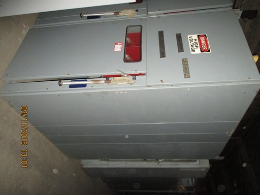 1200 Amp, SQUARE D, No. ALT/PREFERRED, 4160 V., INDOOR, FUSED, DISCONNECT SWITCH