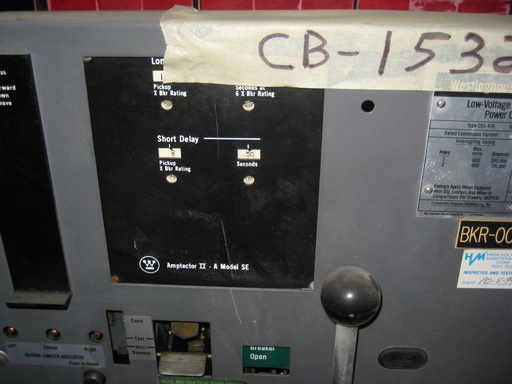 1600 Amp, WESTINGHOUSE, DSL-416, 480 V., M/O, D/O, FUSED, AMPTECTOR L,S: -1