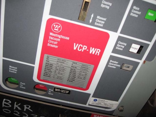 1200 Amp, WESTINGHOUSE, 50VCPWR250, 4160 V., VACUUM RETROFIT OF 50DH250