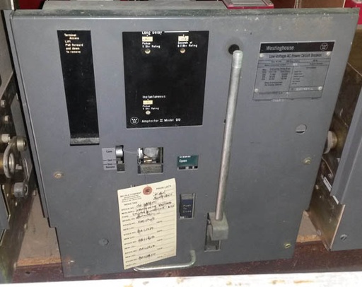 800 Amp, WESTINGHOUSE, DS206, 480 V., M/O, D/O, AMPTECTOR II, L,S: -1