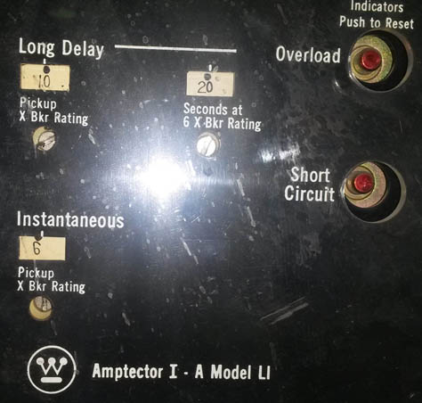 1600 Amp, WESTINGHOUSE, DS416, 480 V., M/O, D/O, AMPTECTOR-IA L,I: -1