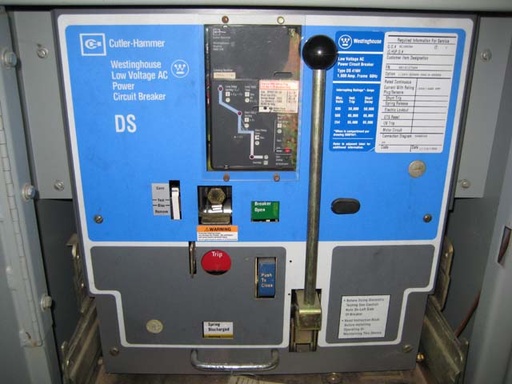 1600 Amp, POWERTRON, DS-416H, 480 V., M/O, D/O, DIGITRIP 510 L,S, 1600 AMP PLUG