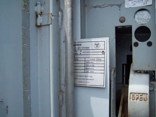 600 Amp, WESTINGHOUSE, No. WLI, 13800 V., OUTDOOR, GOAB, FUSED - 1