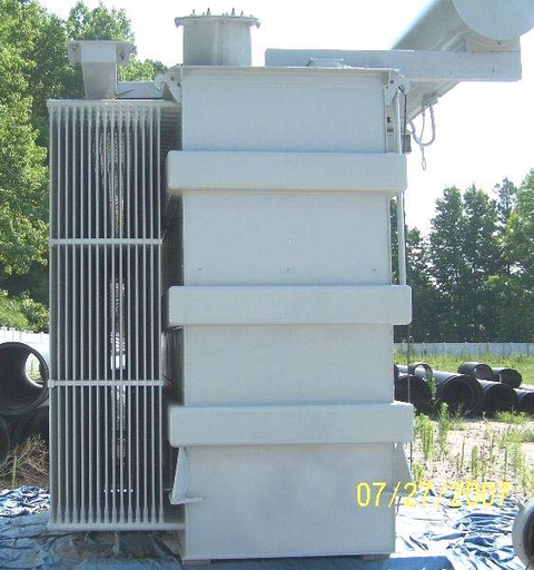 7500/10500 KVA, Pri 115000 D, Sec 13800Y/7970, GENERAL ELECTRIC, CONSERVATOR