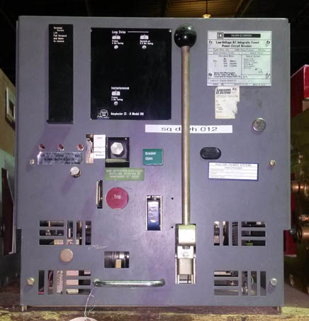 1600 Amp, WESTINGHOUSE, DSL-416, 480 V.,MANUALLY OPERATED, DRAWOUT;-1