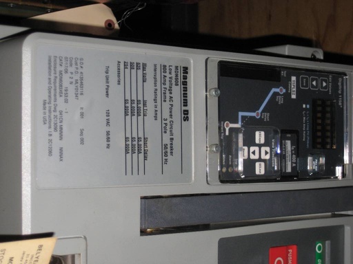 800 Amp, CUTLER HAMMER, MDN 608, 480 V., MO/DO, INSULATED CASE, UNUSED;-1