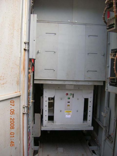 1200 Amp, POWERCON, No. BIF, 38000 V., WITH GROUNDING SWITCH , METAL HOUSED