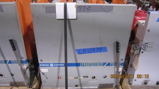 1200 Amp, GENERAL ELECTRIC, VB4.16-350-0, 5000 V.,EO/DO,125VDC CLOSE &TRIP;