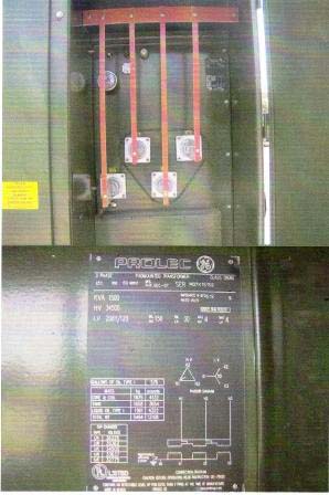 1500 KVA, Pri 34500 DELTA, Sec 208Y/120, 2007, GE PROLEC, DEAD/RADIAL, UNUSED:1