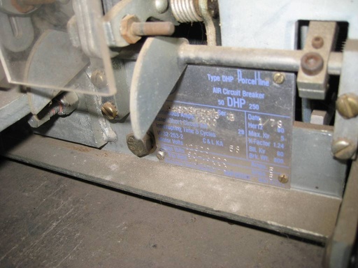 1200 Amp, WESTINGHOUSE, 50DHP250, 4160 V., EO/DO,125VDC C&T;