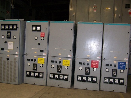 1200 Amp, SIEMENS, 5GMI-350-1200-78, 4160 V., SWITCHGEAR