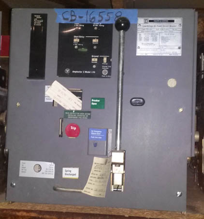1600 Amp, SQUARE D, DS-416, 480 V., E/O, D/O, AMPTECTOR LSIG:1