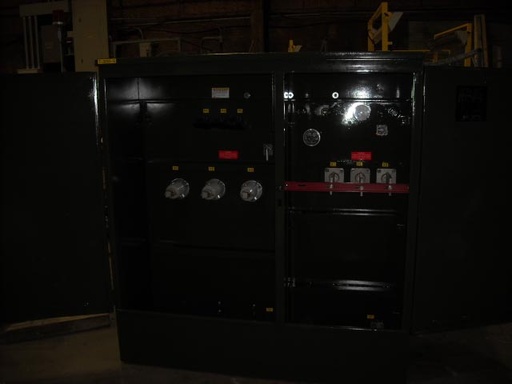 1000 KVA, Pri 13800 D, Sec 240 D, SQUARE D, LIVE FRONT, RADIAL FEED:1