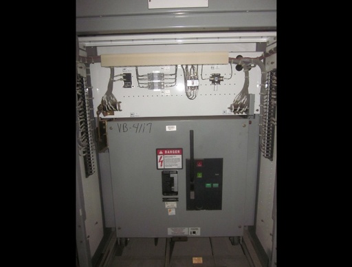 3000 Amp, SQUARE D, VR-1000, 13.8 KV, 125 VDC, 2000, VACUUM, BREAKER:1