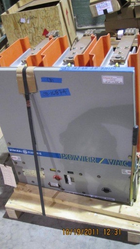 1200 Amp, GENERAL ELECTRIC, VB1-4.16-250-0, 4760 V., 1983, 48 VDC CLOSE & TRIP:1