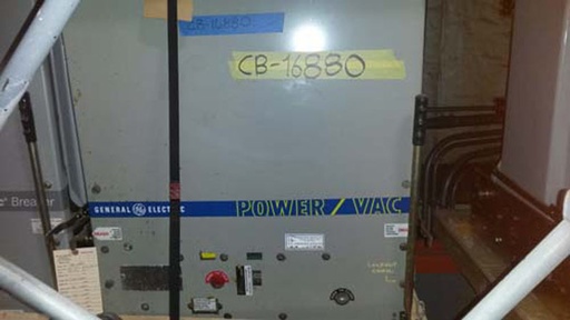 1200 Amp, GENERAL ELECTRIC, VB1-4.16-250-0, 4760 V., 1983, 48 VDC CLOSE & TRIP:1