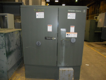 1500 KVA, Pri 13200 D, Sec 480 D, 2003, SQUARE D, LIVE FRONT, RADIAL:1