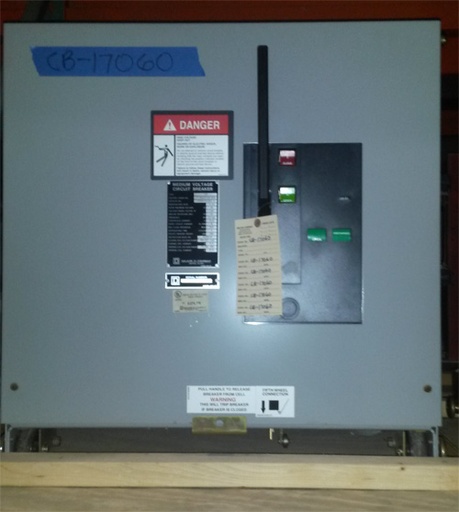 1200 Amp, SQUARE D, VR V5D6153Y000A, 15 KV, 2002, 500 MVA, 120 VAC CL/125 VDC TR
