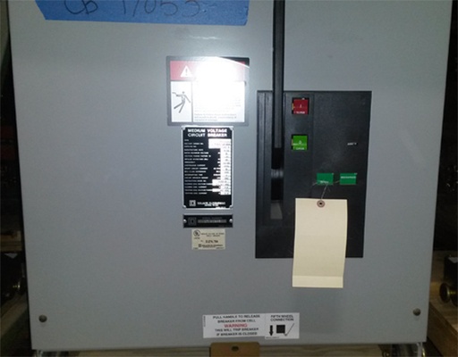 1200 Amp, SQUARE D, VR V5D6153Y000A, 15 KV, 2002, 120 VAC CL/125 VDC TRIP:1