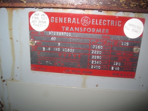 600 Amp, EEI, No. AUTO JET, 4800 V., FUSED, OUTDOOR HOUSED, SWITCH:1