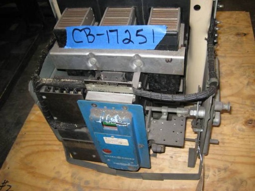 600 Amp, GENERAL ELECTRIC, AKF-1B-10, 250 V., 2 POLE, E/O, D/O, 125 VDC