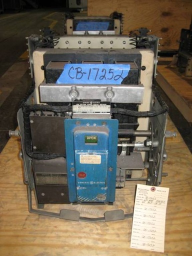 600 Amp, GENERAL ELECTRIC, AKF-1B-10, 250 V., 2 POLE, E/O, D/O, 125 VDC