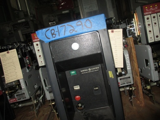 1600 Amp, GENERAL ELECTRIC, AKR-6D-50, 480 V., 120 VAC, MICRO-VERSA TRIP LSIG:1