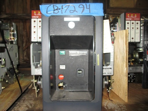 1600 Amp, GENERAL ELECTRIC, AKR-6D-50, 480 V., 120 VAC, MICRO-VERSA TRIP LSIG:1