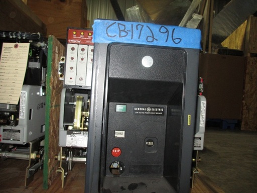 1600 Amp, GENERAL ELECTRIC, AKR-6D-50, 480 V., 120 VAC, MICRO-VERSA TRIP LSIG:1