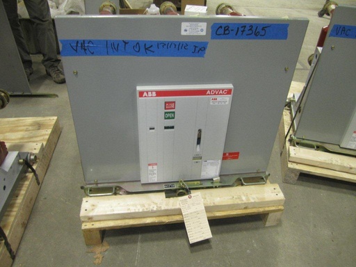 1200 Amp, ABB, ADVAC, 15 KV, VACUUM BREAKER, 125 VDC CLOSE & TRIP:1