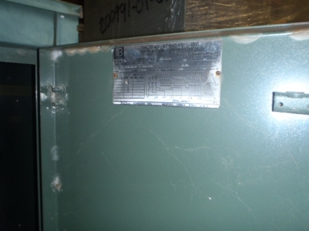 300 KVA, Pri 13200 D, Sec 460Y/266, BALTEAU, LIVE FRONT, RADIAL FEED, R-TEMP:1