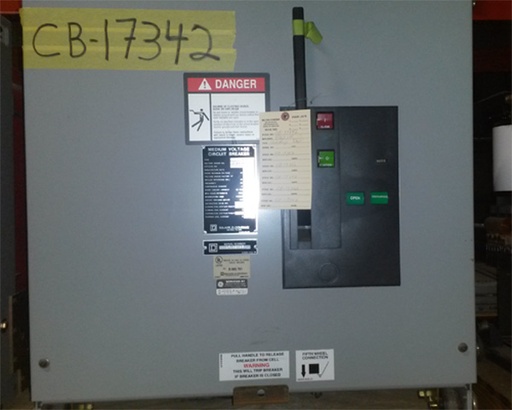 1200 Amp, SQUARE D, VR-250, 4760 V., 2002, E/O, D/O, 125 VDC, 29 KA:1