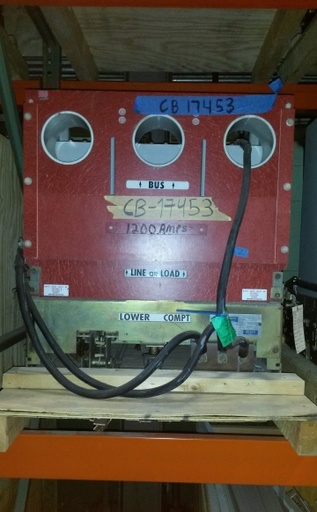 1200/2000 Amp, GENERAL ELECTRIC, PVV-2000-20, 5/15 KV, VB1 GROUND & TEST DEVICE