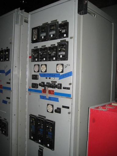 1200 Amp, GENERAL ELECTRIC, VB1-4.16-250-1, INDOOR SWITCHGEAR LINE-UP
