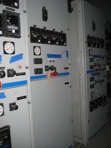 1200 Amp, GENERAL ELECTRIC, VB1-4.16-250-1, INDOOR SWITCHGEAR LINE-UP