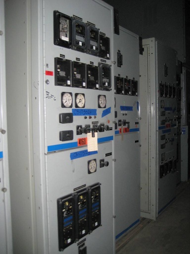 1200 Amp, GENERAL ELECTRIC, VB1-4.16-250-1, INDOOR SWITCHGEAR LINE-UP