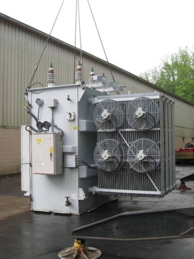 7500/11200 KVA, Pri 12470 Y, Sec 4160 Y, 1996, ABB, SUBSTATION, COPPER:1