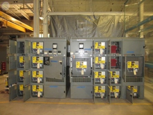 4000 Amp, SQUARE D POWERZONE III, 480 V., 2000, INDOOR LINE-UP, MAIN-TIE-MAIN