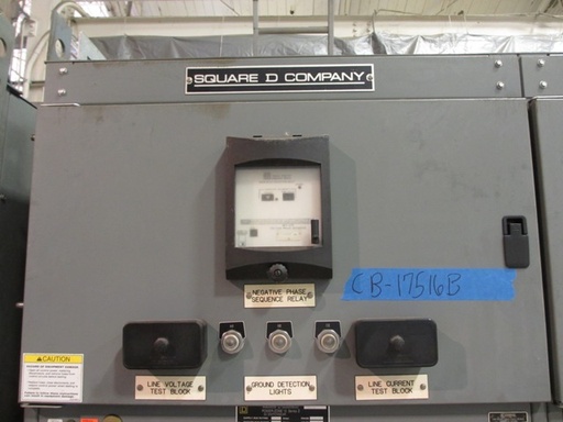 4000 Amp, SQUARE D POWERZONE III, 480 V., 2000, INDOOR LINE-UP, MAIN-TIE-MAIN