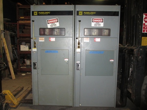 600 Amp, SQUARE D, No. HVL/FUSELOGIC, 15000 V., 2000, FUSED, INDOOR, 120V TRIP:1